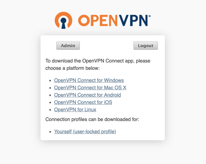 OpenVPN พร้อมใช้งาน